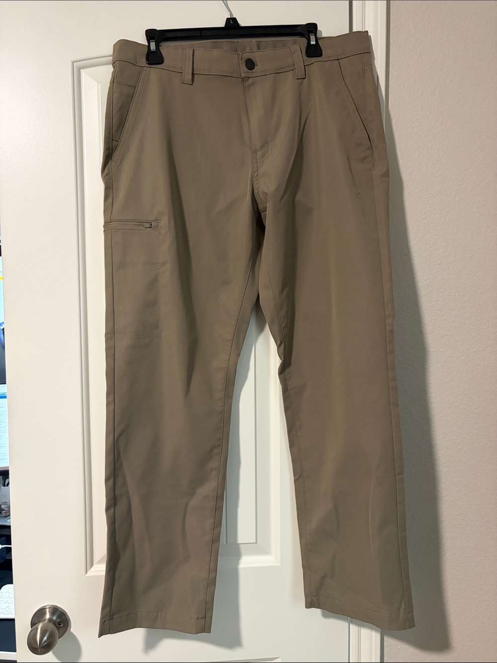 Copper & Oak Men's Slim Straight Khaki Chinos - Tan